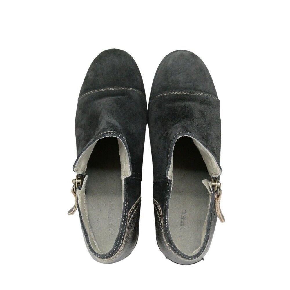 Sorel Major Low Ankle Boots Booties Black Leather Side Zip Women Size 8.5‎ - Picture 10 of 12